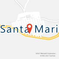 Mapa com localização da Agência AC SANTA MARIANA