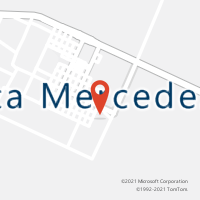 Mapa com localização da Agência AC SANTA MERCEDES