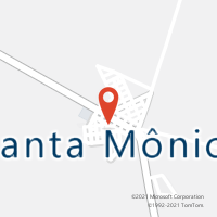 Mapa com localização da Agência AC SANTA MONICA