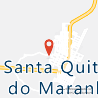 Mapa com localização da Agência AC SANTA QUITERIA DO MARANHAO