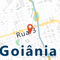 Mapa com localização da Agência AC SANTA RITA DO ARAGUAIA