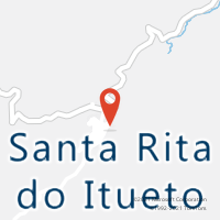 Mapa com localização da Agência AC SANTA RITA DO ITUETO