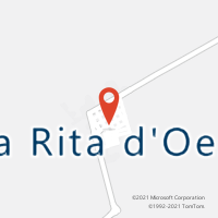 Mapa com localização da Agência AC SANTA RITA DOESTE