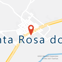 Mapa com localização da Agência AC SANTA ROSA DO SUL