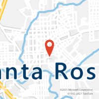 Mapa com localização da Agência AC SANTA ROSA
