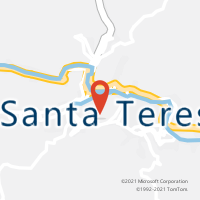 Mapa com localização da Agência AC SANTA TERESA