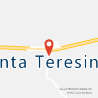 Mapa com localização da Agência AC SANTA TERESINHA