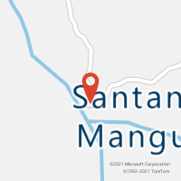 Mapa com localização da Agência AC SANTANA DE MANGUEIRA