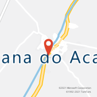 Mapa com localização da Agência AC SANTANA DO ACARAU