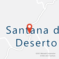 Mapa com localização da Agência AC SANTANA DO DESERTO