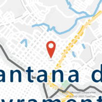 Mapa com localização da Agência AC SANTANA DO LIVRAMENTO