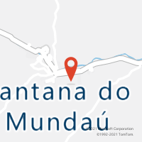 Mapa com localização da Agência AC SANTANA DO MUNDAU