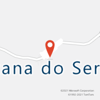 Mapa com localização da Agência AC SANTANA DO SERIDO