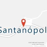 Mapa com localização da Agência AC SANTANOPOLIS