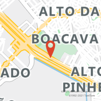 Mapa com localização da Agência AC SANTO AMARO