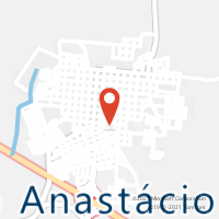 Mapa com localização da Agência AC SANTO ANASTACIO
