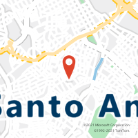 Mapa com localização da Agência AC SANTO ANDRE