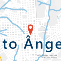 Mapa com localização da Agência AC SANTO ANGELO