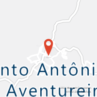 Mapa com localização da Agência AC SANTO ANT DO AVENTUREIRO