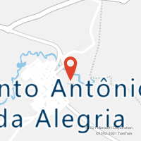 Mapa com localização da Agência AC SANTO ANTONIO DA ALEGRIA