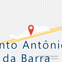Mapa com localização da Agência AC SANTO ANTONIO DA BARRA