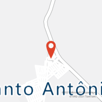 Mapa com localização da Agência AC SANTO ANTONIO DE GOIAS
