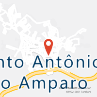 Mapa com localização da Agência AC SANTO ANTONIO DO AMPARO