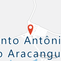 Mapa com localização da Agência AC SANTO ANTONIO DO ARACANGUA