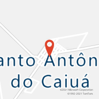 Mapa com localização da Agência AC SANTO ANTONIO DO CAIUA