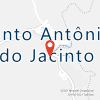 Mapa com localização da Agência AC SANTO ANTONIO DO JACINTO
