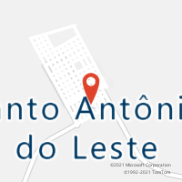 Mapa com localização da Agência AC SANTO ANTONIO DO LESTE