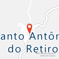 Mapa com localização da Agência AC SANTO ANTONIO DO RETIRO