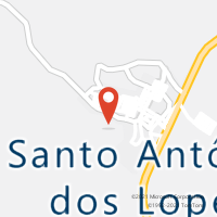 Mapa com localização da Agência AC SANTO ANTONIO DOS LOPES