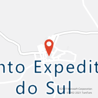 Mapa com localização da Agência AC SANTO EXPEDITO DO SUL