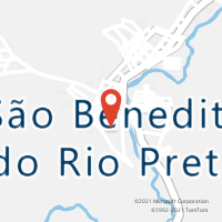 Mapa com localização da Agência AC SAO BENEDITO DO RIO PRETO