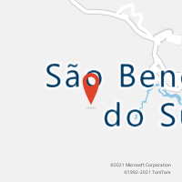 Mapa com localização da Agência AC SAO BENEDITO DO SUL
