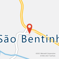 Mapa com localização da Agência AC SAO BENTINHO