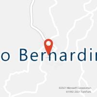 Mapa com localização da Agência AC SAO BERNARDINO