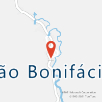 Mapa com localização da Agência AC SAO BONIFACIO
