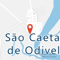 Mapa com localização da Agência AC SAO CAETANO DE ODIVELAS