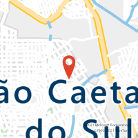 Mapa com localização da Agência AC SAO CAETANO DO SUL