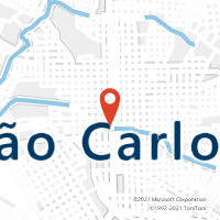Mapa com localização da Agência AC SAO CARLOS