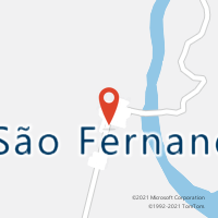 Mapa com localização da Agência AC SAO FERNANDO