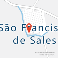 Mapa com localização da Agência AC SAO FRANCISCO DE SALES