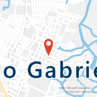 Mapa com localização da Agência AC SAO GABRIEL