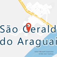 Mapa com localização da Agência AC SAO GERALDO DO ARAGUAIA