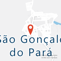 Mapa com localização da Agência AC SAO GONCALO DO PARA