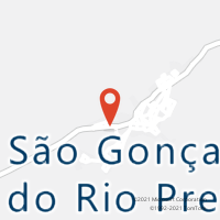 Mapa com localização da Agência AC SAO GONCALO DO RIO PRETO