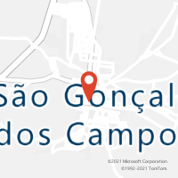 Mapa com localização da Agência AC SAO GONCALO DOS CAMPOS