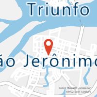 Mapa com localização da Agência AC SAO JERONIMO
